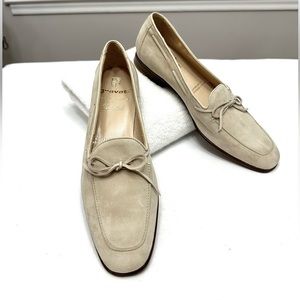Gravati Beige Suede Loafers 8